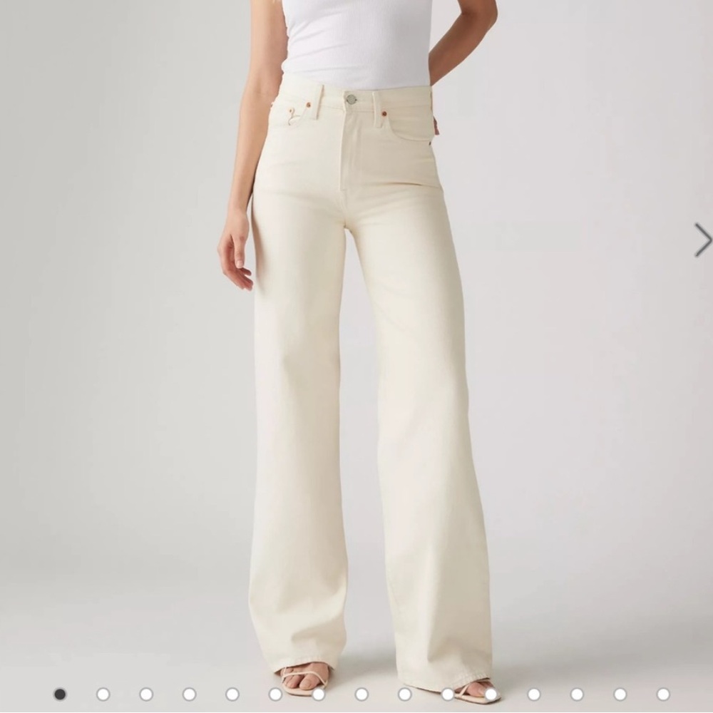 Levis ribcage wide leg jeans